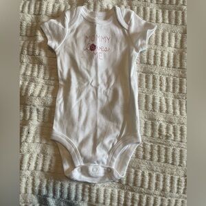 Carter's White and Pink Bodysuits Soft Cotton One Pieces